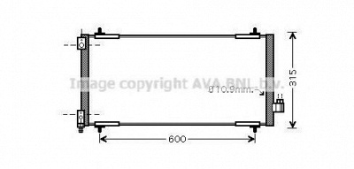 AVA QUALITY COOLING pe5301d -  Конденсатор, кондиционер